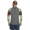 Lycra Rashguard Homme UV50+ GRIS SABLE ET COQUILLAGES - Couleurs Lagon