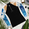 Lycra Rashguard Homme UV50+ NOIR MARINE TIEDYE - Couleurs Lagon