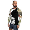 Lycra Rashguard Homme UV50+ NOIR SABLE ET COQUILLAGES - Couleurs Lagon