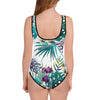 Maillot de Bain Pour Adolescente FLORAL 2b - Couleurs Lagon