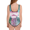 Maillot de Bain Pour Adolescente MARINE 1b - Couleurs Lagon