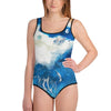 Maillot de Bain Pour Adolescente MARINE 3b - Couleurs Lagon