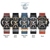 Montre Bracelet Chronographe BLEU LAGON - Couleurs Lagon