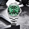 Montre Luxe Analogique Automatique à Quartz SUBMARINER INOX - Couleurs Lagon