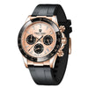 Montre Luxe Chronographe Analogique à Quartz DAYTONA - Couleurs Lagon