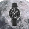 Montre Luxe Chronographe Analogique à Quartz SPEEDMASTER MoonWatch - Couleurs Lagon