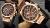 Montre Militaire de Luxe Chronographe Analogique à Quartz - Couleurs Lagon