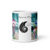 Mug Céramique Blanc Brillant ALGUES et MEDUSES - Couleurs Lagon