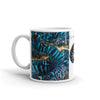 Mug Céramique Blanc Brillant BENITIER BLEU - Couleurs Lagon