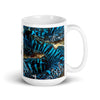 Mug Céramique Blanc Brillant BENITIER BLEU - Couleurs Lagon