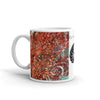 Mug Céramique Blanc Brillant GORGONES ROUGE - Couleurs Lagon