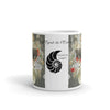 Mug Céramique Blanc Brillant SABLE et COQUILLAGES - Couleurs Lagon