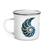 Mug émaillé 12oz COULEURS LAGON BLEU BENITIER - Couleurs Lagon