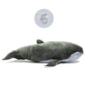 Peluche Réaliste Baleine Grise 40cm - Couleurs Lagon - profil droit