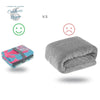 Poncho Peignoir microfibres grande taille BELIEVE IN - Couleurs Lagon