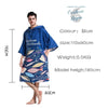 Poncho Peignoir microfibres grande taille FREEDOM ATTITUDE - Couleurs Lagon
