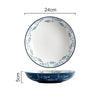 Porcelaine Céramique Haute Qualité Petit POISSON - Couleurs Lagon - assiette creuse 5x24cm