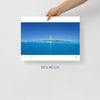 Poster Phare Amédée Nouvelle Calédonie Grand Format - Couleurs Lagon