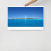 Poster Phare Amédée Nouvelle Calédonie Grand Format - Couleurs Lagon