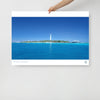 Poster Phare Amédée Nouvelle Calédonie Grand Format - Couleurs Lagon