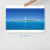 Poster Phare Amédée Nouvelle Calédonie Grand Format - Couleurs Lagon