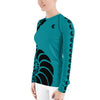 Rashguard Femme UPF50+ Couleurs Lagon TURQUOISE - Couleurs Lagon