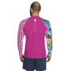 Rashguard Homme UPF50+ Couleurs Lagon PM1-MAGENTA - Couleurs Lagon