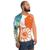 Rashguard Homme UPF50+ Couleurs Lagon PM1-ORANGE - Couleurs Lagon