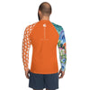 Rashguard Homme UPF50+ Couleurs Lagon PM1-ORANGE - Couleurs Lagon