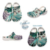 Sabots Femmes Blanc Floral Libellule 2 - Couleurs Lagon