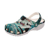 Sabots Femmes Noir Floral Libellule 2 - Couleurs Lagon
