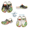 Sabots Hommes Crocs Noir Floral Hibiscus - Couleurs Lagon