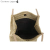 Sac Paille Kaki Bandoulière - Couleurs Lagon