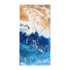 Serviette 30x60 PM3.3 MARBRE MARINE MEDUSE 2 - Couleurs Lagon