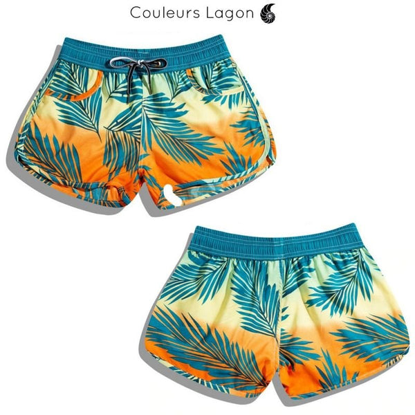Short droit taille haute blanc femme | Cache Cache