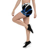 Shorts Femme AllSportAqua NAUTILE TIE DYE BLEU OUTREMER - Couleurs Lagon