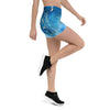 Shorts Femme AllSportAqua TIE DYE BLEU DRAGONFISH MEDUSES - Couleurs Lagon