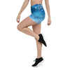 Shorts Femme AllSportAqua TIE DYE BLEU DRAGONFISH MEDUSES - Couleurs Lagon