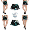 Shorty Surf AllSportAqua Femmes NAUTILE FLORAL2 - Couleurs Lagon