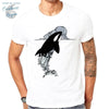 T-shirt Homme Baleine & Orque Aquarelle - Couleurs Lagon