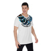 T-Shirt Homme Col Rond Nautile Bleu Bénitier - Couleurs Lagon