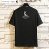 T-shirt Homme Grande Vague KANAGAWA - Couleurs Lagon - dos noir