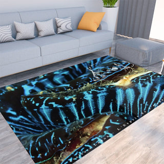 Tapis de sol épais rectangulaire pliable BENITIER BLEU - Couleurs Lagon