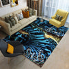 Tapis de sol rectangulaire pliable BENITIER BLEU - Couleurs Lagon