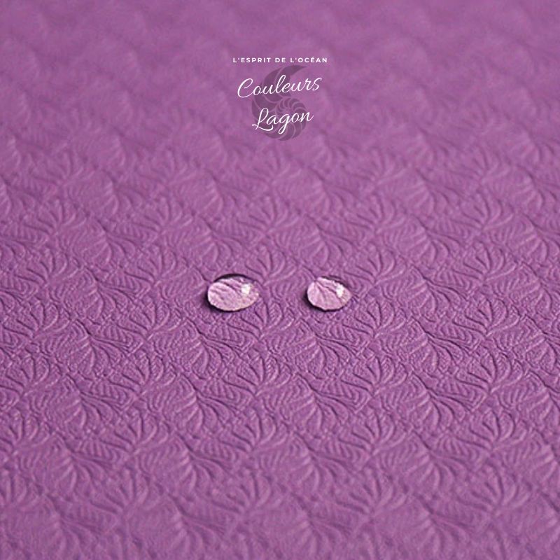 Tapis de YOGA Bicolore Haute Qualité - Couleurs Lagon