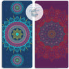 Tapis de YOGA PRO 80x183cm EPAIS LARGE & RESPIRANT - Couleurs Lagon