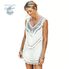 Tunique Robe Eté Crochet Blanc - Couleurs Lagon