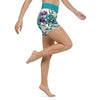 Yoga Shorts PF2-3 ceinture Bleu Turquoise - Couleurs Lagon