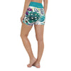 Yoga Shorts PF2-3 ceinture Bleu Turquoise - Couleurs Lagon