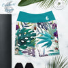 Yoga Shorts PF2-3 ceinture Bleu Turquoise - Couleurs Lagon